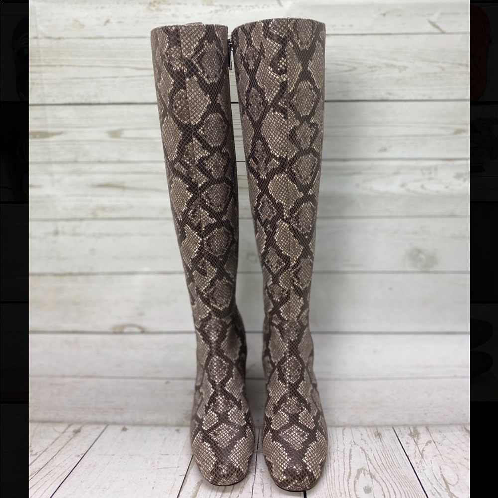 Donald Pliner Parley Python Print Leather Boots